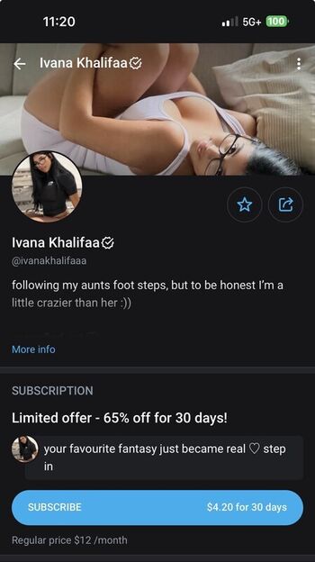 Full leaked Ivana khalifa private onlyfans photo